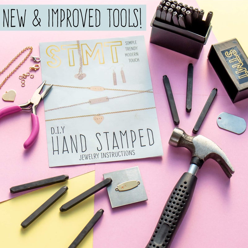 STMT D.I.Y. Hand Stamped , DIY Personalized Stamp Jewelry, Great Teenage Birthday Gift, Unique Handmade Jewelry & Name Plates, Bead Kits for Kids, Teens & Adults Ages 14+ - Image 2
