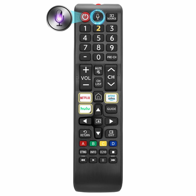 B BraiNice Replacement Remote for Samsung TV, Voice Control Compatible with 2019-2025 Smart TV, LED, QLED, Crystal UHD & The Frame Series, 2-Year Warranty - Image 1