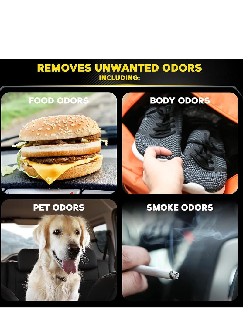 X Pro 99 X-PRO 99 Whole Car Air Refresher Odor Eliminator Lemon Scent 200ml (2 PCS) Car AC Cleaner Spray Interior Deodorizer Air Conditioning Freshener Vent Cleaner Smoke Odor Remover Pet Smell Eliminator Long Lasting Fragrance Cabin Refresh Treatment - Image 5