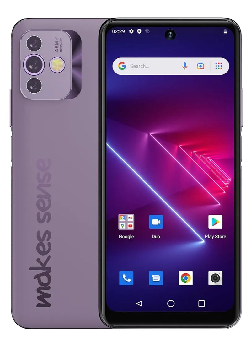 IKU X9 Dual SIM Mobile, 128GB Internal Memory, 8+5GB RAM, 4G LTE - Starlight Purple  - Image 1