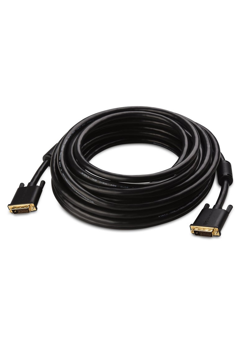 Cable Matters Cable Matters DVI to DVI Cable with Ferrites (DVI Dual Link Cable) 35 Feet  - Image 2
