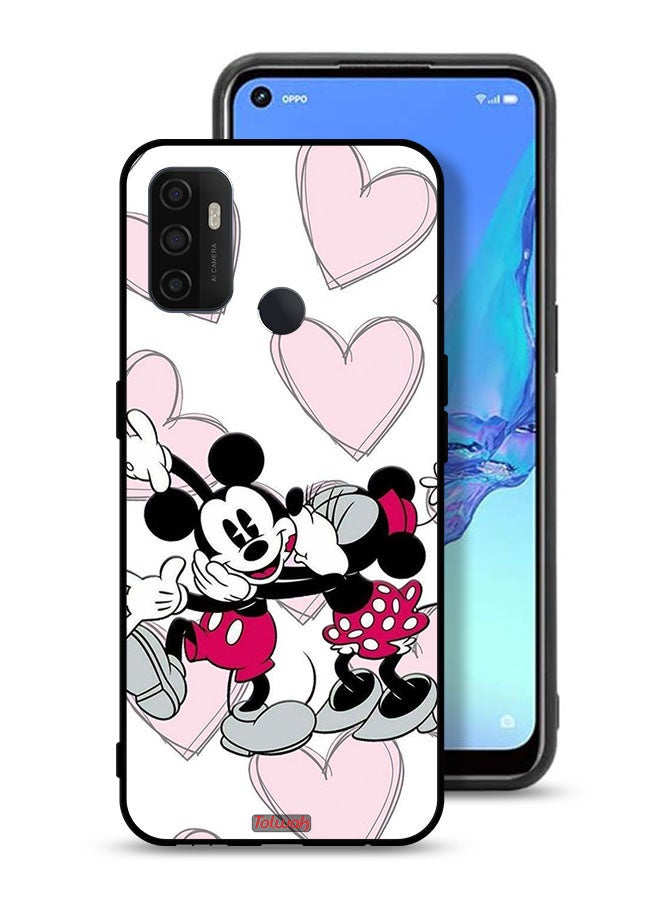 Tolwak Oppo A33 (2020) Protective Case Cover Mickey Mouse Hug - Image 1