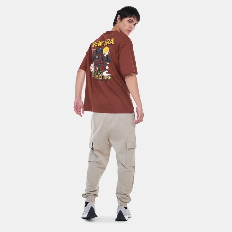 NEW ERA Bear Character Graphic Oversized T-Shirt