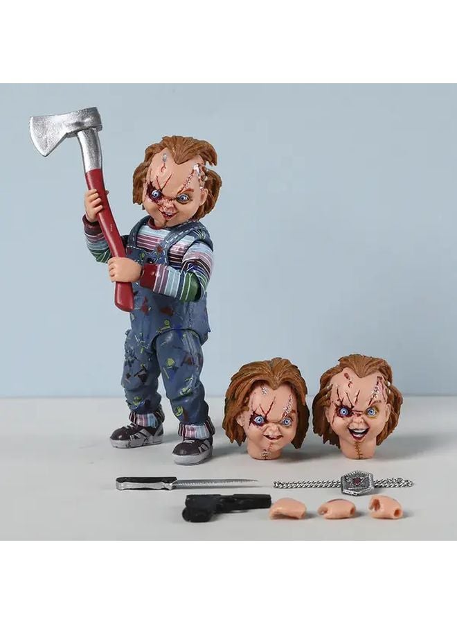 3 94inch Horror Movie Character PVC Action Figure With Hammer And Gloves Halloween Gift - Image 1
