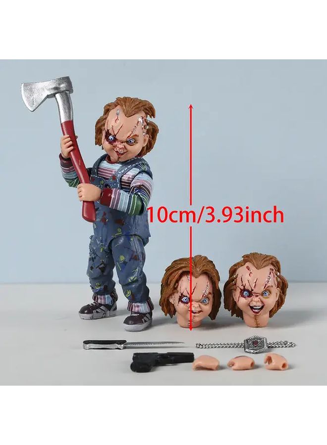 3 94inch Horror Movie Character PVC Action Figure With Hammer And Gloves Halloween Gift - Image 2