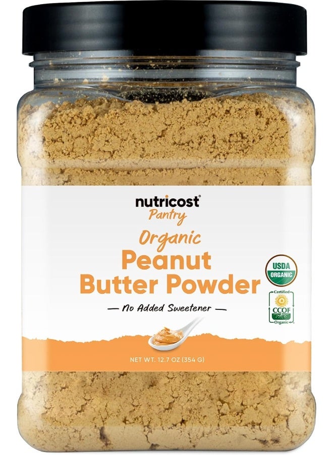 Nutricost Pantry Organic Peanut Butter Flour Powder - Image 1