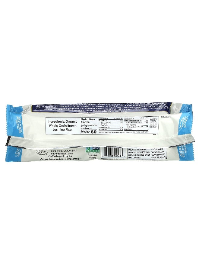 Edward & Sons Edward & Sons, Organic Brown Rice Snaps, Unsalted Plain, 3.5 oz (100 g)  - Image 2