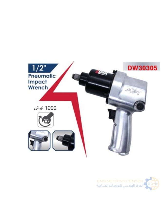 Apt Air Impact Wrench 2/1 inch 1000 N APT DW30305 