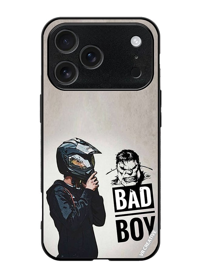 VR CREATIVE Protective Case Cover For Apple iPhone 17 Pro Max Bad Boy Design Multicolour