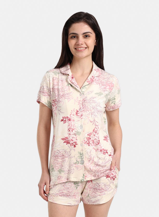 Carina Chic Printed Pyjama Set - Image 1