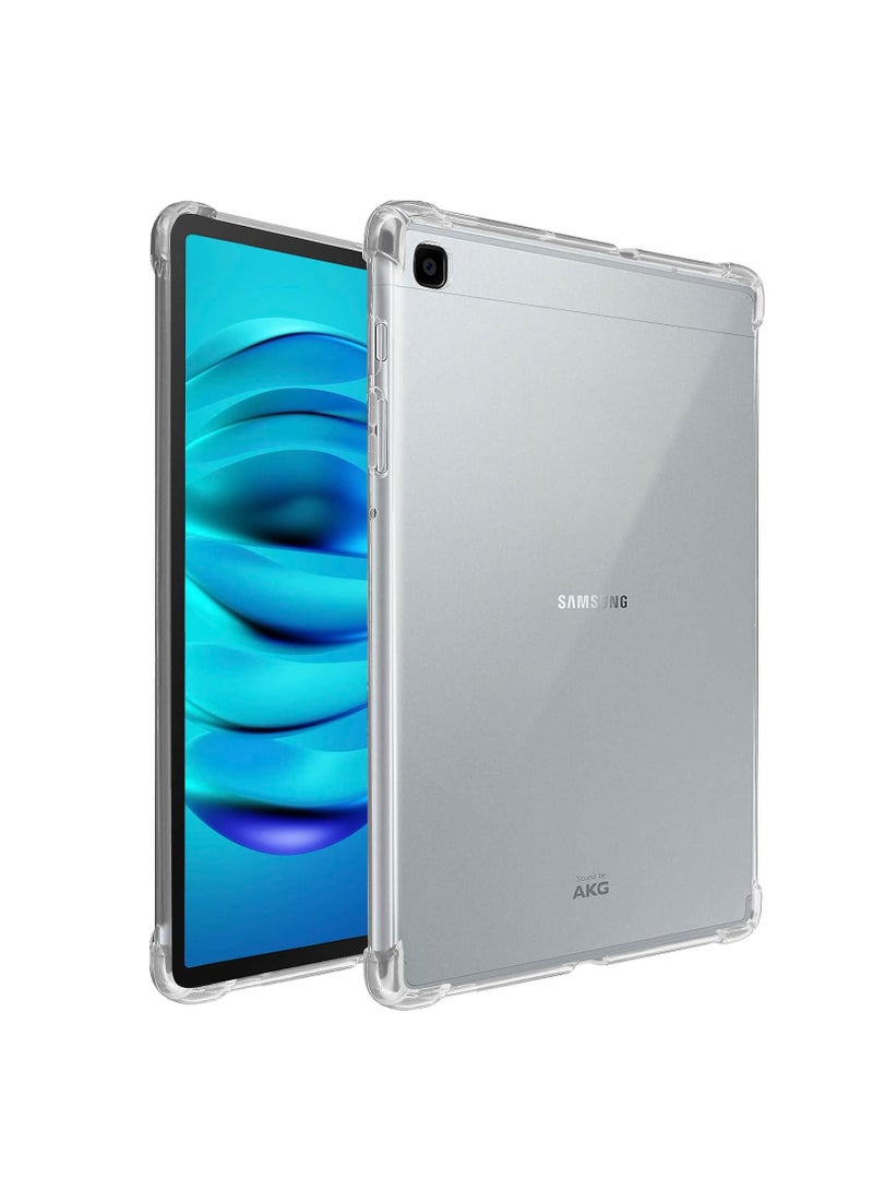 Clear Bumper Case for Samsung Galaxy Tab A 10.1 inch (2019)[T510/T515], Shockproof [Reinforced Corners] Soft Slim Fit TPU Lightweight Transparent Cover - Image 1