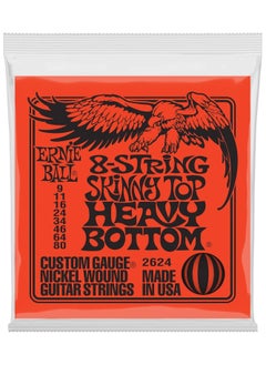 Ernieball P02624 skinny top heavy bottom slinky 8-string electrictric guitar strings - 9-80 gauge - pzsku/ZF3F8CF7B6CA3488847B5Z/45/_/1711480117/e6272bc5-0091-4e72-a94e-cc715b453306