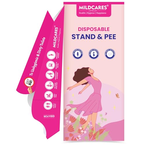 MildCares Disposable Stand & Pee for Women | Female Urination Device for Travel, Pregnancy, Camping, Joint Pain & Public Toilets | UTI Protection | Leak-Proof, Travel-Friendly Hygiene Funnels | Pack of 1 (10 Funnels) - Image 1
