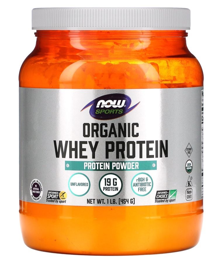 Sports Organic Whey Protein Unflavored 1 lb (454 g)