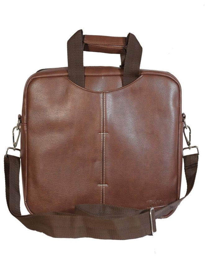 Rockford Leatherette Laptop Briefcase Bag - | Laptop Bag | Messenger Bag (Brown) - Image 1