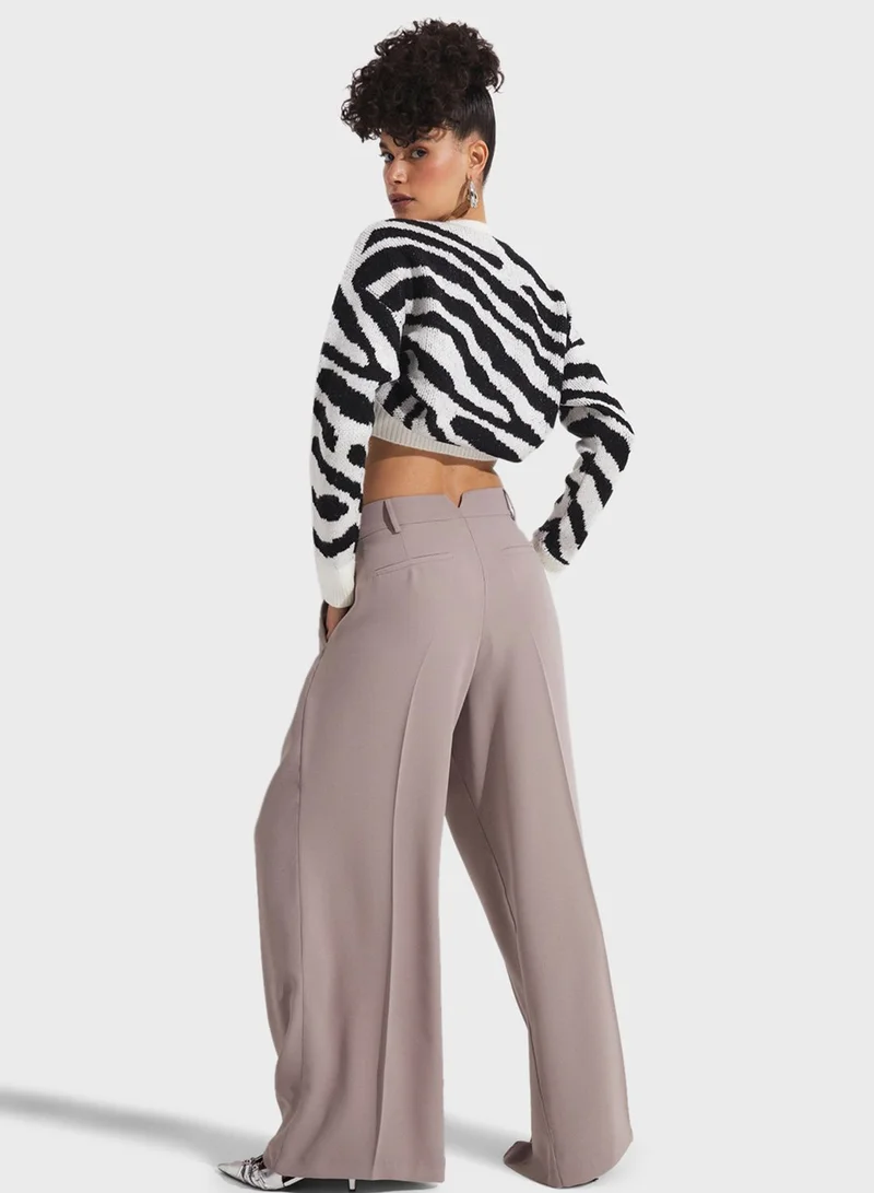 جون High Waist Pants