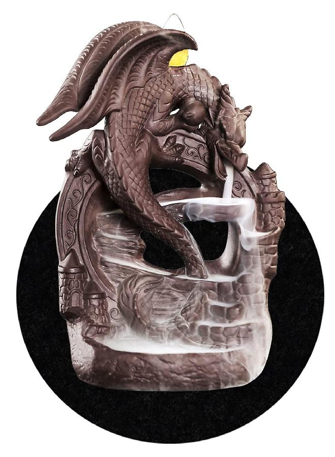 OWMMIZ Pterosaur Dragon Backflow Incense Burner Waterfall Incense Holders, Home Decor Decorations Statue Ornaments Gift Figurine - Image 1