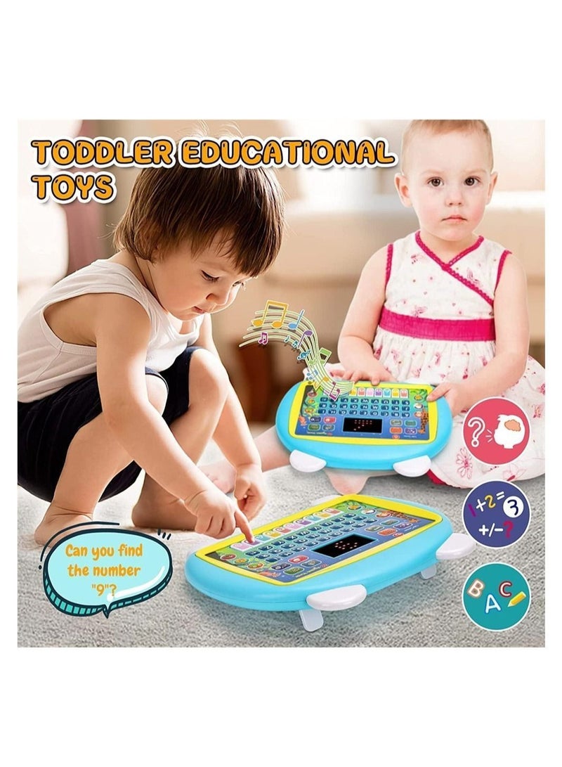 Y&D Kids Early Educational Toy, Kid Tablet Toddler Learning Pad Interactive Music, Piano, ABC, Numbers, Words, Spell, Animals, for Boys, Girls - Image 5