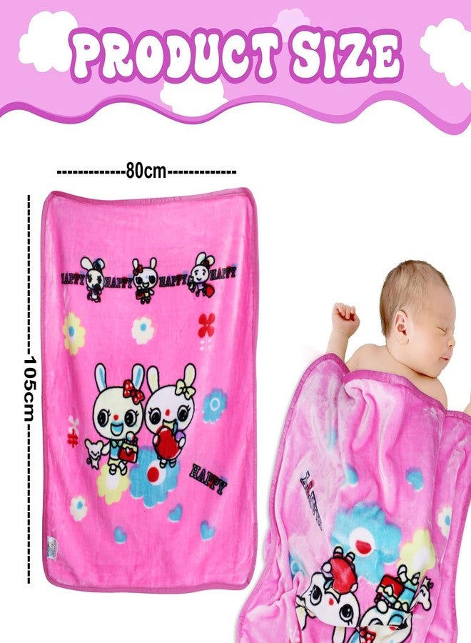 BAAL Warm Cozy Winter Baby Blanket for Kids Infant Newborn Babies | Cartoon Printed Soft Plush Fleece Blanket Wrapper for Boys and Girls (Multicolor (M2)) - Image 2