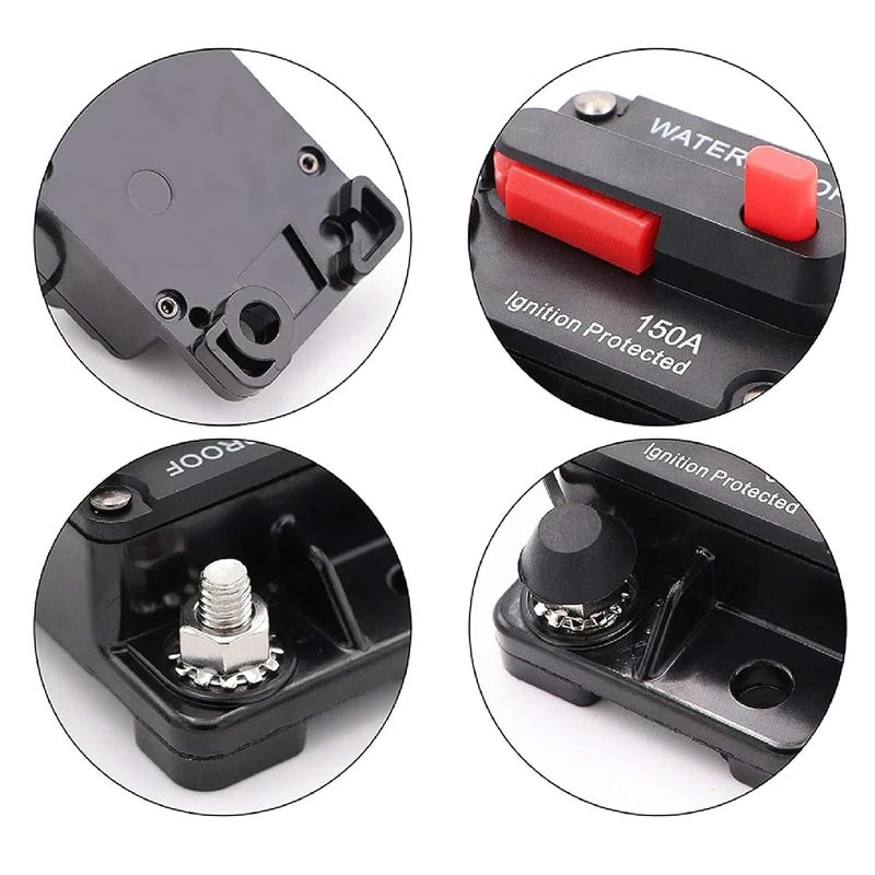 300A Waterproof Circuit Breaker 12 48V DC IP67 Rated Marine Automotive - Image 3