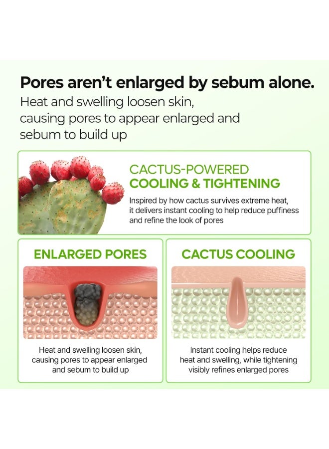 Dr.Melaxin Cactox Pore‑Soothing Jelly Toner Pads, Cooling Exfoliating Toner Pads for Enlarged‑Looking Pores & Puffy Skin, Hydrating Korean Toner with Cactus Extract & PHA, 60 Pads (170 ml) - Image 3