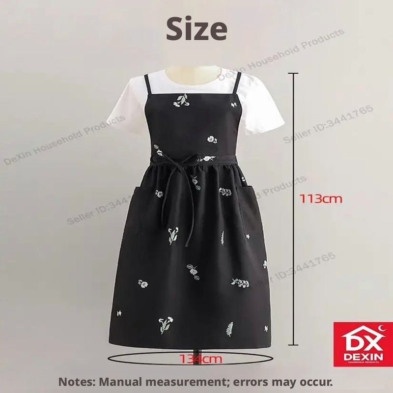 Kitchen Apron, Black - Image 4