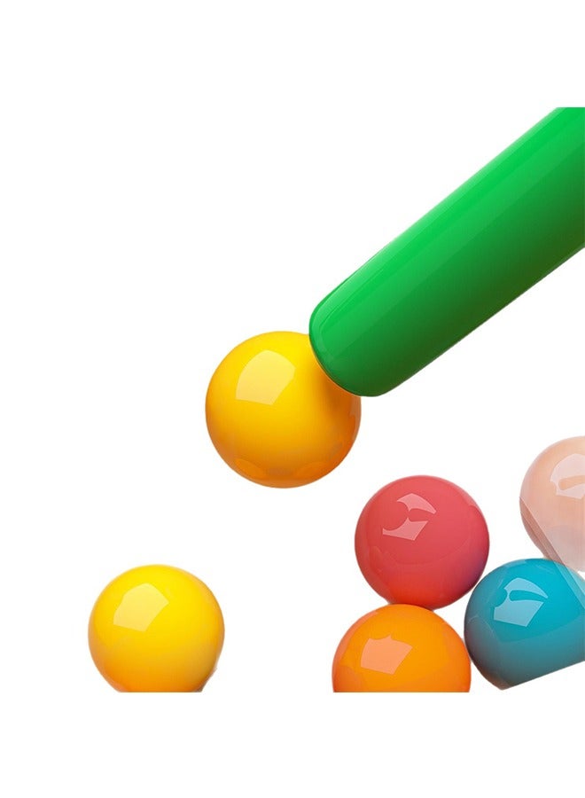 فن كوخ لعبة مغناطيسية متاهة 2 3 4 سنوات، لعبة مغناطيسية للأطفال مونتيسوري 2-4 سنوات لعبة خشبية من 2-4 سنوات ألعاب تعليمية من 2-4 سنوات هدية للبنات والأولاد (سهلة إعادة الضبط) - Image 2