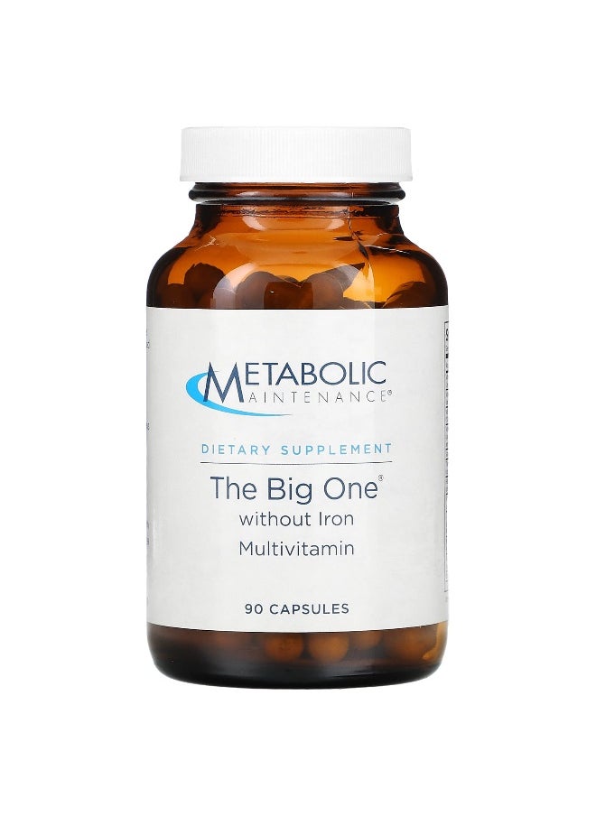 Metabolic Maintenance - Metabolic Maintenance, The Big One without Iron, 90 Capsules - Image 1