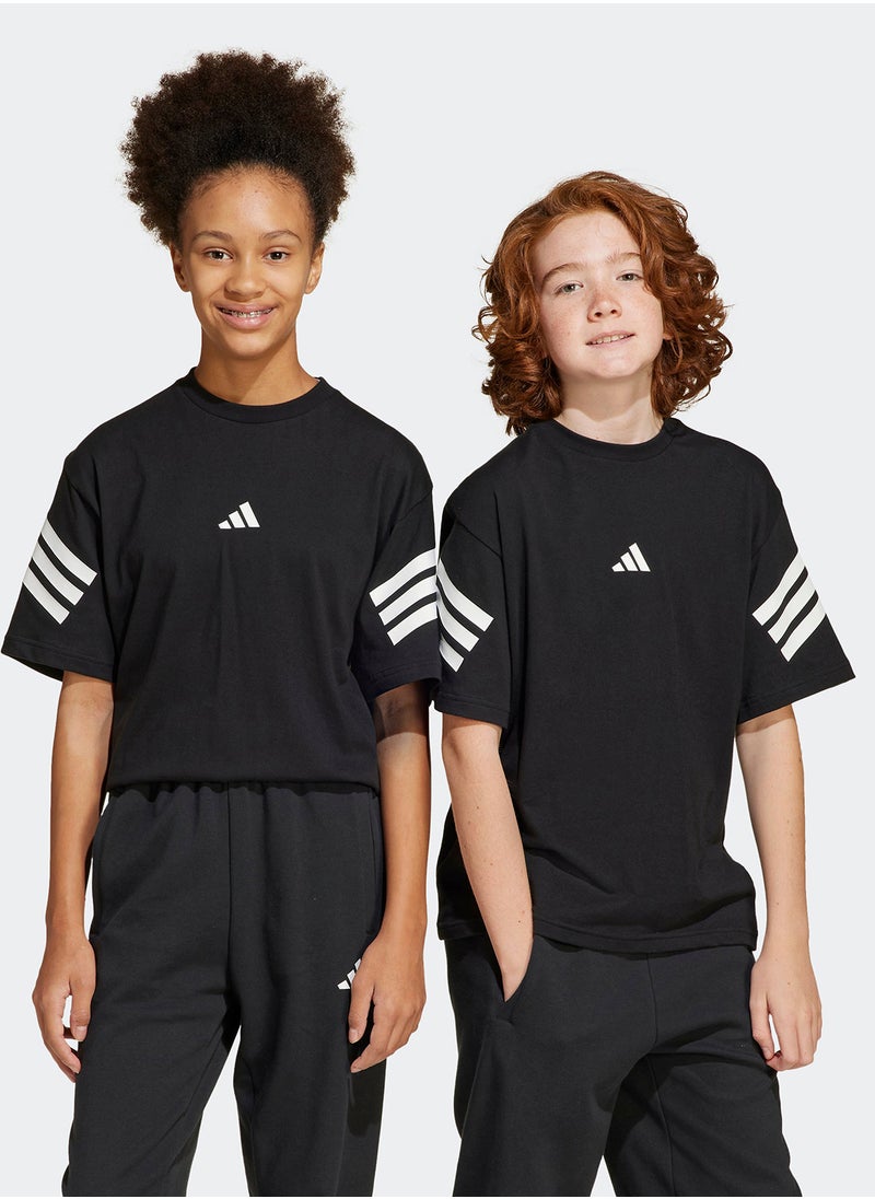 Adidas Youth Future Icons 3 Stripe T-Shirt  - Image 1