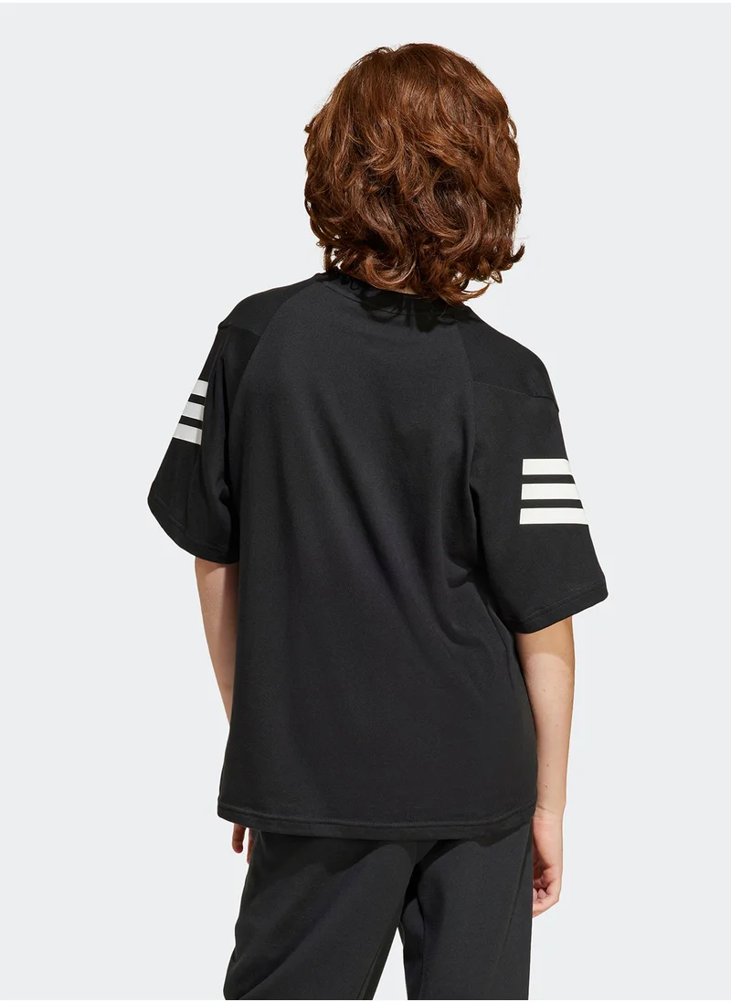 Adidas Youth Future Icons 3 Stripe T-Shirt