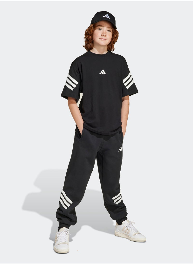 Adidas Youth Future Icons 3 Stripe T-Shirt  - Image 5
