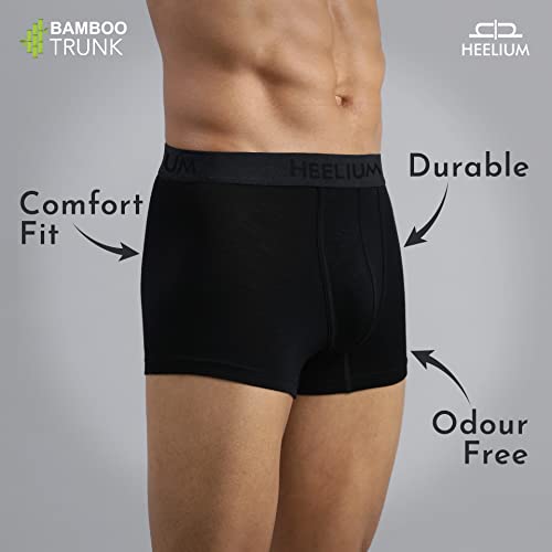 HEELIUM Bamboo Underwear Trunk for Men | 3X Softer Than Cotton & Odour Free | Stretchy Fabric & Durable Waistband - Image 4