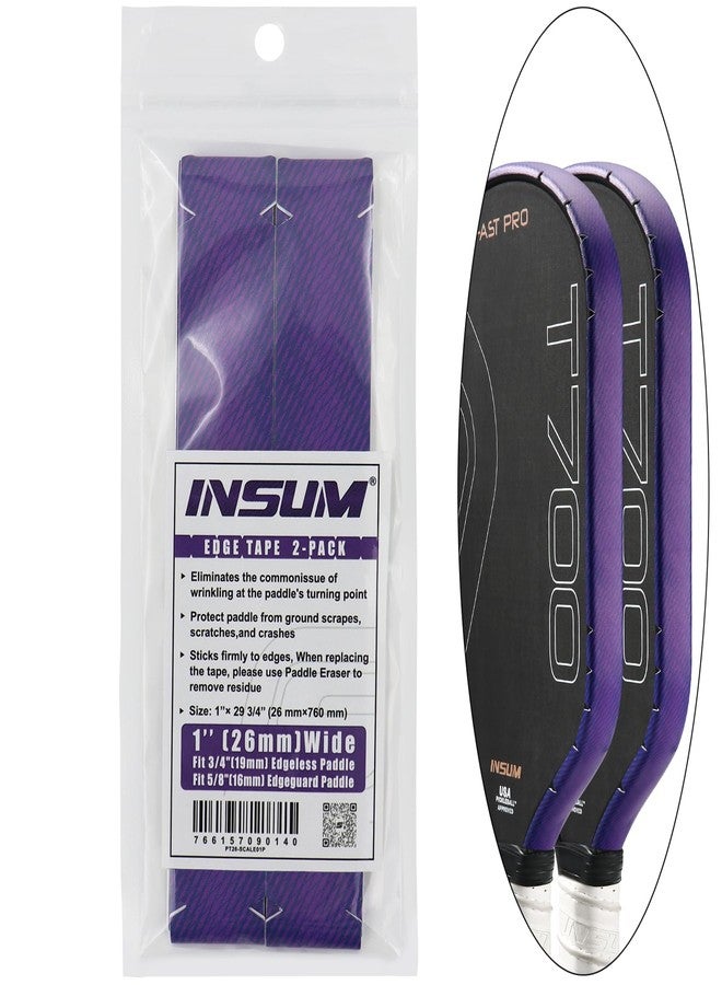 insum Pickleball Paddle Protection Tapes - Edge Guard Tapes, Pre-Cut V 14mm & 16mm 20mm Thickness Edge - Image 1
