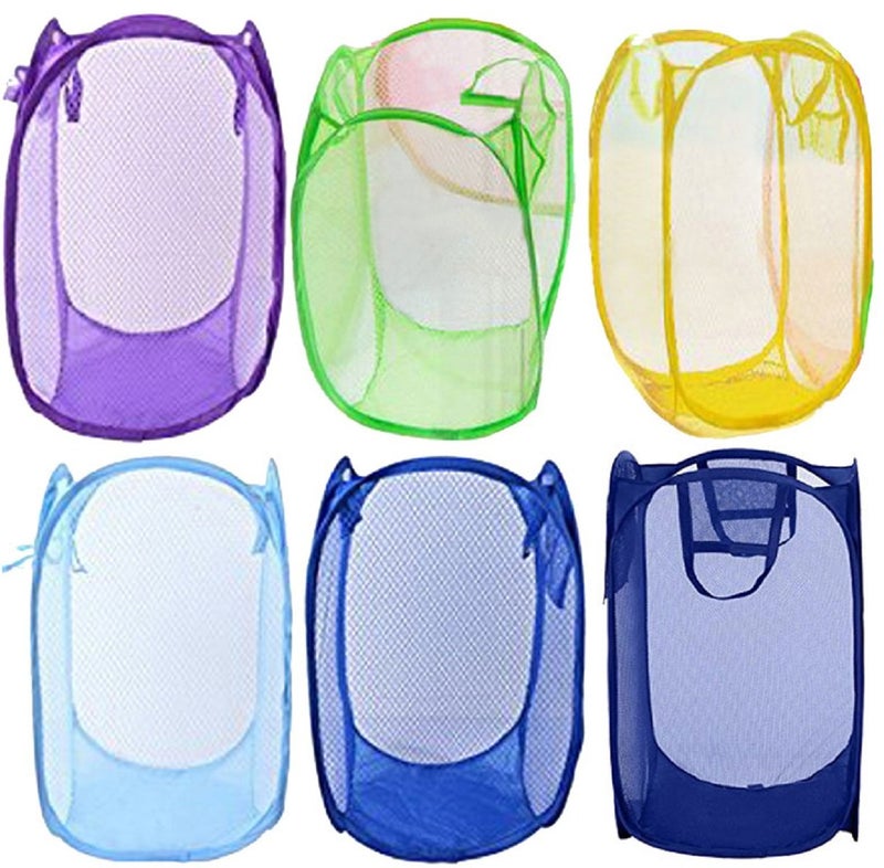 Kuber Industries 6 Piece Mesh Laundry Organiser (MESHM033) - Image 1