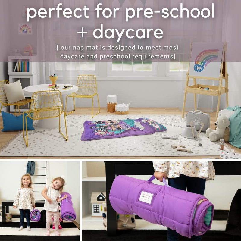 Franco LOL Surprise! 24"(W) X 45"(L) Soft Toddler Nap Mat with Pillow and Blanket Perfect for Preschool, Daycare, and Travel (100% Official Licensed Product) - Image 2