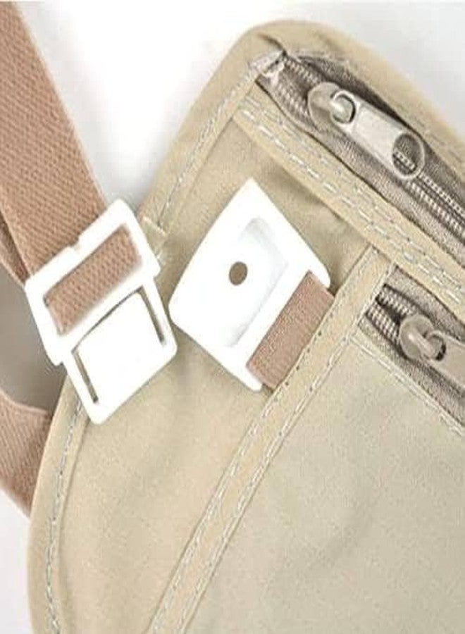 Avenn حزام نقود للسفر من أفين مزود بتقنية RFID الأمنية، وجيب مخفي لجواز السفر، وحقيبة خصر مضادة للسرقة للرجال والنساء، 26 × 13 سم - متعدد الألوان - Image 5