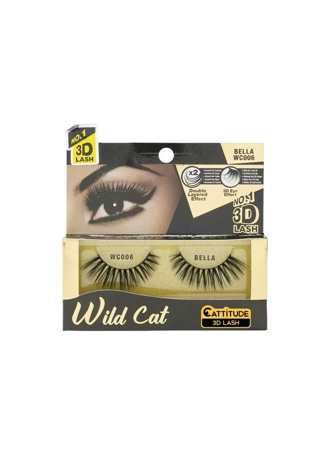 EBIN NEW YORK Bella Wild Cat 3D Lashes  - Image 1