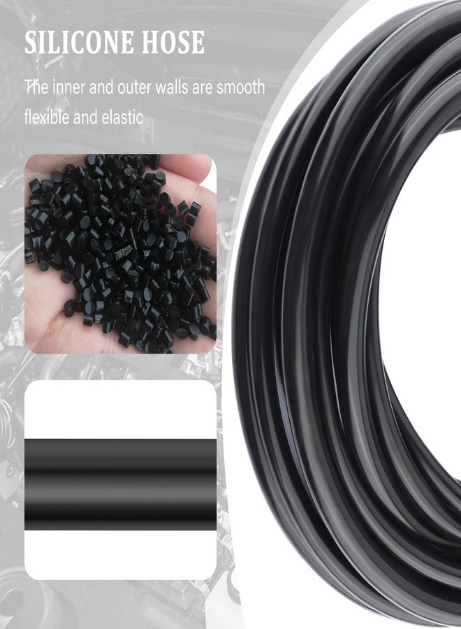 IHOTDER 6PCS 5Ft Vacuum Line,Multipurpose Vacuum Lines Automotive for Car Engine,1/8" 5/32" 3/16" 1/4" 5/16" 3/8" Vacuum Hose Kit,Universal Car Accessories Silicone Tubing for Air/Water (6PCS) - Image 3