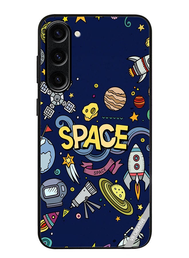 VR CREATIVE Protective Case Cover For Samsung Galaxy S23 Plus Space Design Multicolour - Image 1