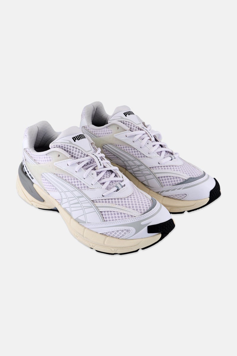 Puma x Select Men Velophasis Lace Up Running Shoes, White - Image 1