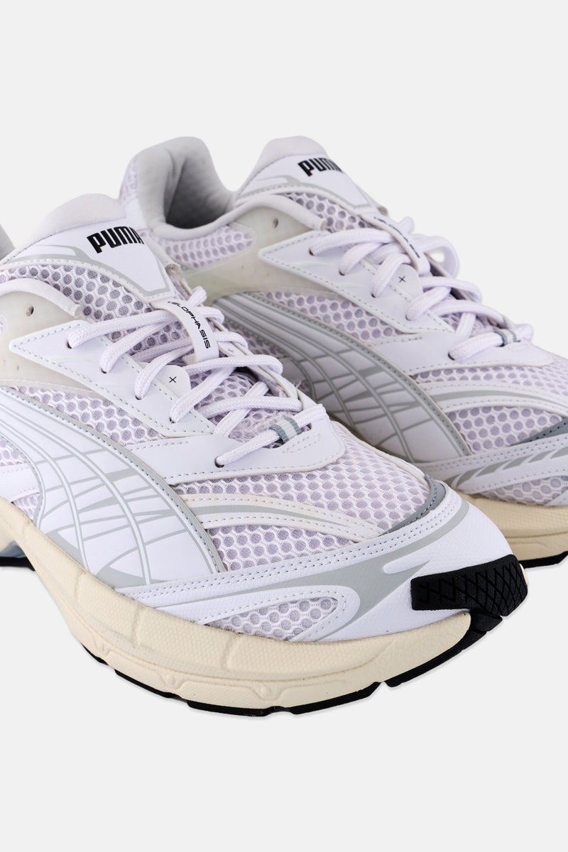 Puma x Select Men Velophasis Lace Up Running Shoes, White - Image 3