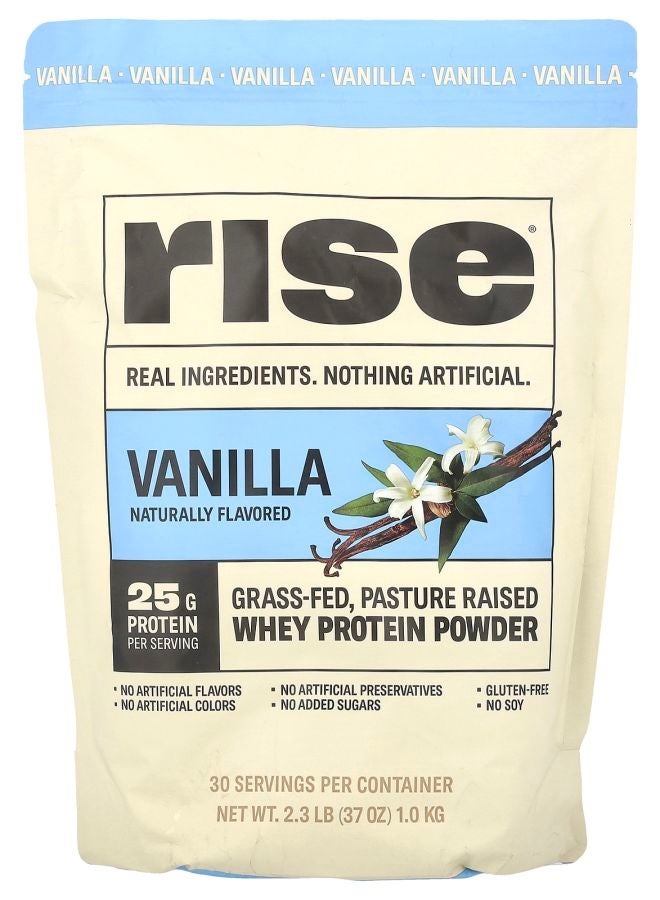 Rise bar Whey Protein Powder Vanilla 2.3 lb (1 kg) - Image 1