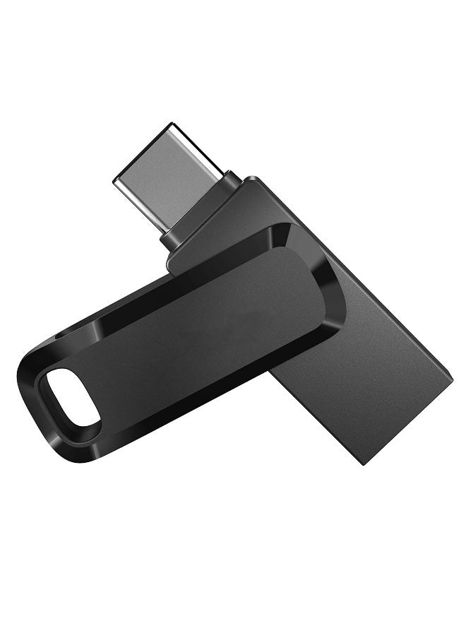 محرك أقراص فلاش USB Type C 128G معدن مزدوج الوظيفة بسرعة عالية - Image 1
