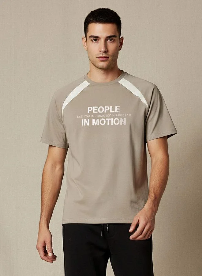 Kappa Kappa Men Brush Print T-shirt