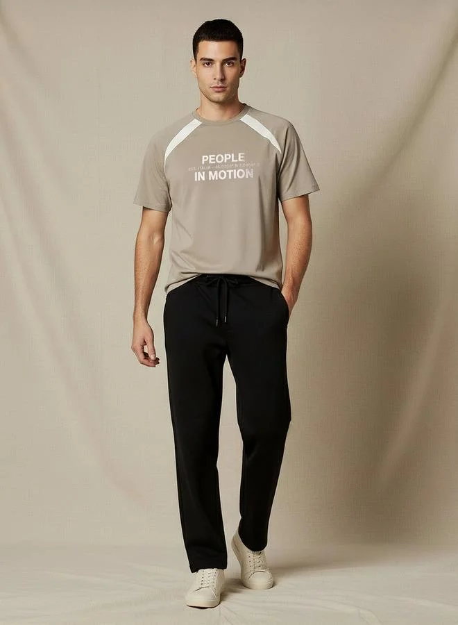 Kappa Kappa Men Brush Print T shirt