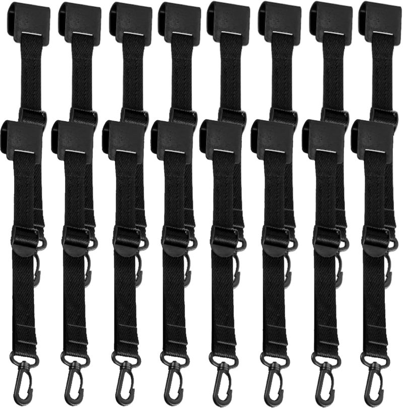 Shappy Canopy Hanging Clips Tent Hanging Clip for Vendor Booth Display Business Exhibitions to Hang Signs, Slogans, Flags, and for Outdoor Camping to Hang Food, Lanterns, Garbage Bags, Towels - Image 1