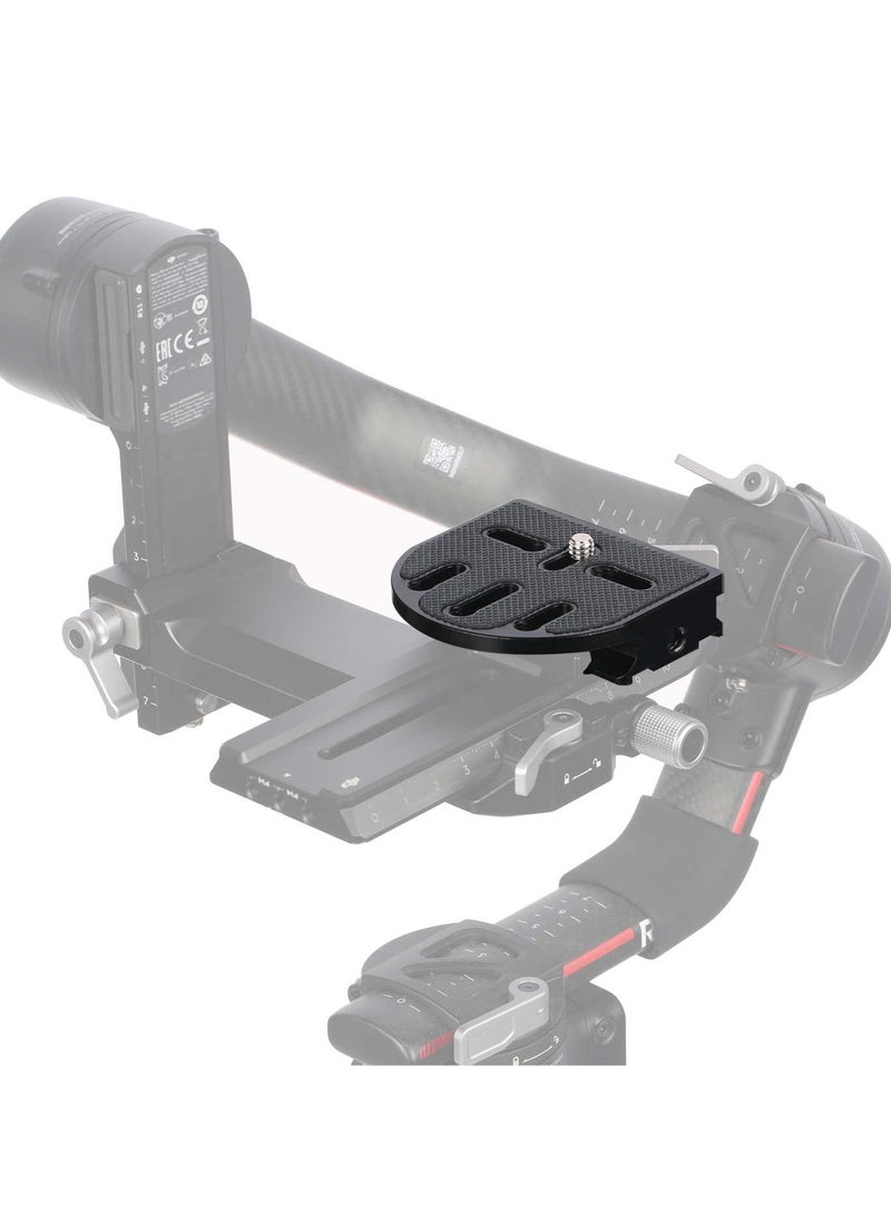 Riser Plate for DJI RS2, RSC2, RS3, RS3 PRO Gimbal - Quick Release Arca Standard Plate for Increased Height and Stability - Image 3
