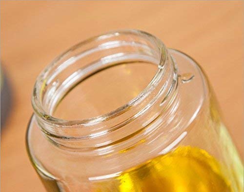 KUNYA® Glass Oil Pot Automatic Opening and Closing Leak-Proof Kitchen Supplies Oil Bottle Seasoning Bottle Cruet Vinegar Pot Pack 1 - Image 5