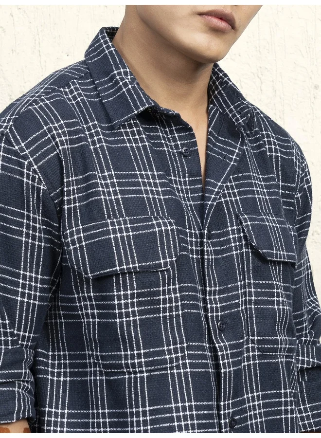 Hubberholme Men Multicolor Shirts - Oversized for Casual Comfort