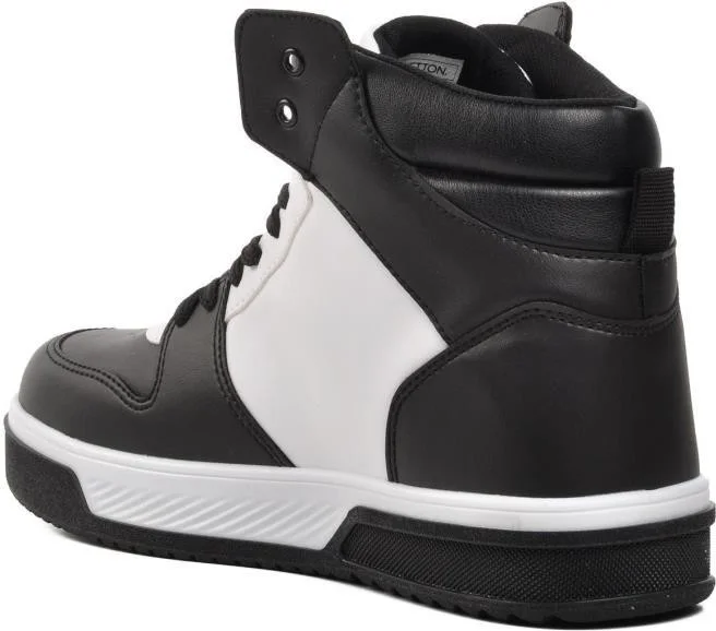بينيتون BN-31085 Unisex Sneaker Shoes Black White 36-40